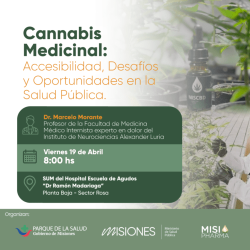 Cannabis medicinal: capacitarán a profesionales de la salud de Misiones en el Hospital Madariaga