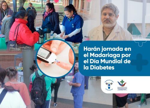 Harán este miércoles Jornada de concientización y prevención de la diabetes en el Hall del Hospital Escuela