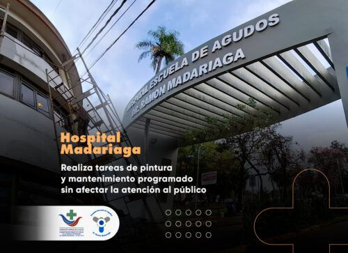 El Hospital Madariaga realiza tareas de pintura y mantenimiento programado sin afectar la atención al público