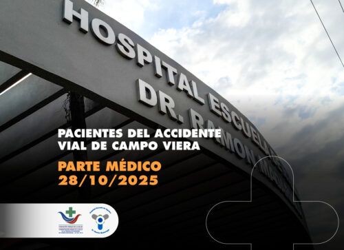 PARTE MÉDICO DE PACIENTES DEL ACCIDENTE VIAL DE CAMPO VIERA 28/10/2025