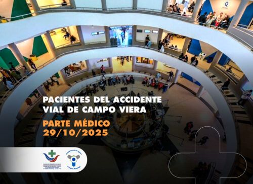 PARTE MÉDICO DE PACIENTES DEL ACCIDENTE VIAL DE CAMPO VIERA 29/10/2025