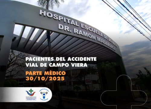PARTE MÉDICO DE PACIENTES DEL ACCIDENTE VIAL DE CAMPO VIERA 30/10/2025